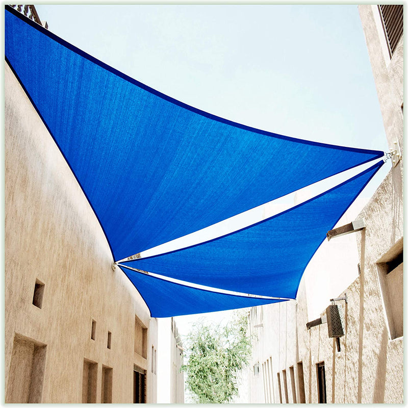 Vela Impermeável Triangular c/ Kit Instalação Telas Comfort