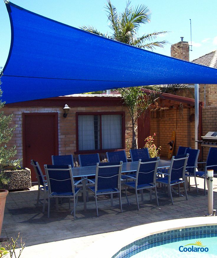 Vela Impermeável Quadrada c/ Kit Instalação Telas Comfort