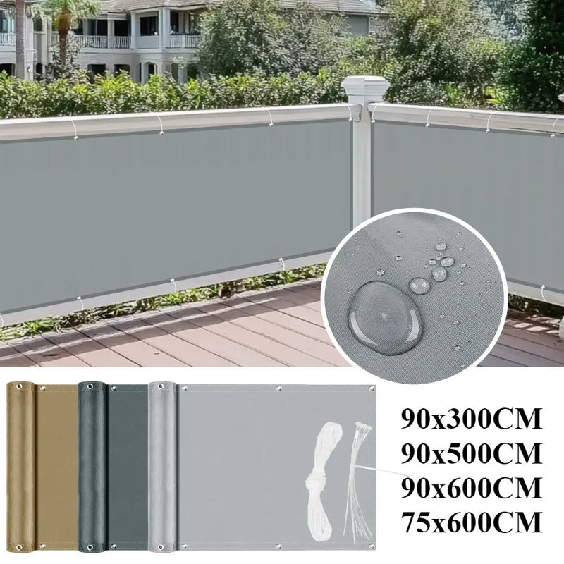 Privacidade Velas Shade - cerca piscina sacada varanda Telas Comfort