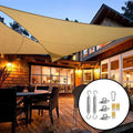 Vela Impermeável Triangular c/ Kit Instalação Telas Comfort