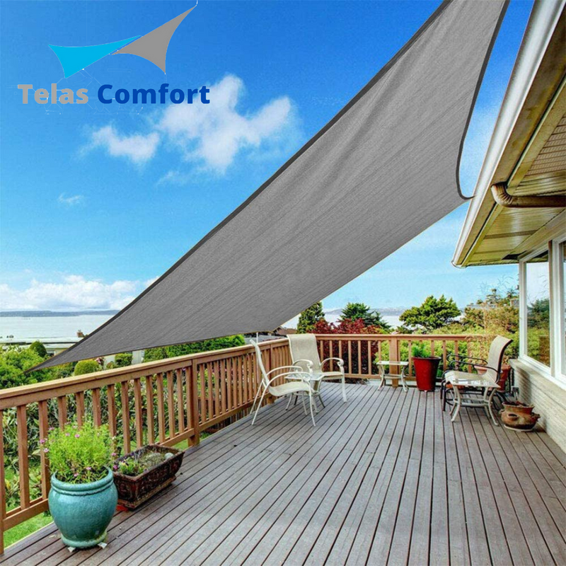Vela Impermeável Quadrada c/ Kit Instalação Telas Comfort