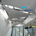 Vela Impermeável Triangular c/ Kit Instalação Telas Comfort